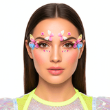 3D Butterfly Bloom Crystal Face Stickers