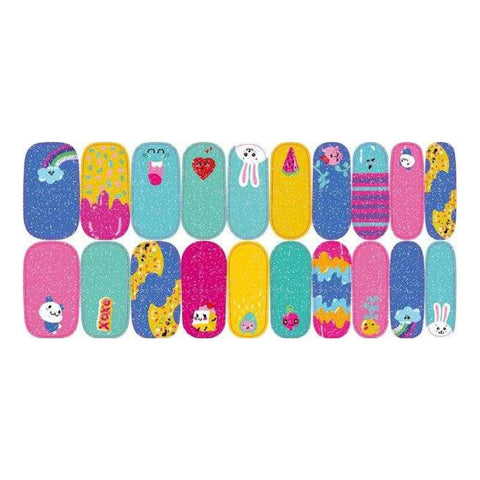 Jello Shotskies Glitter Stick On Nails