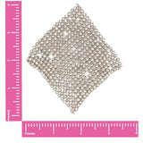 Chain Reaction Silver Metal Mesh Jewel Reusable Nipple Cover Pasties