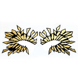 IMage showing Golden Sunburst Holographic Face Sticker