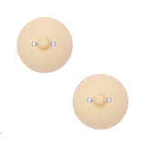 NuNip Peek A Boo Piercing Nude Nipple Reusable Silicone Nipple Cover Pasties