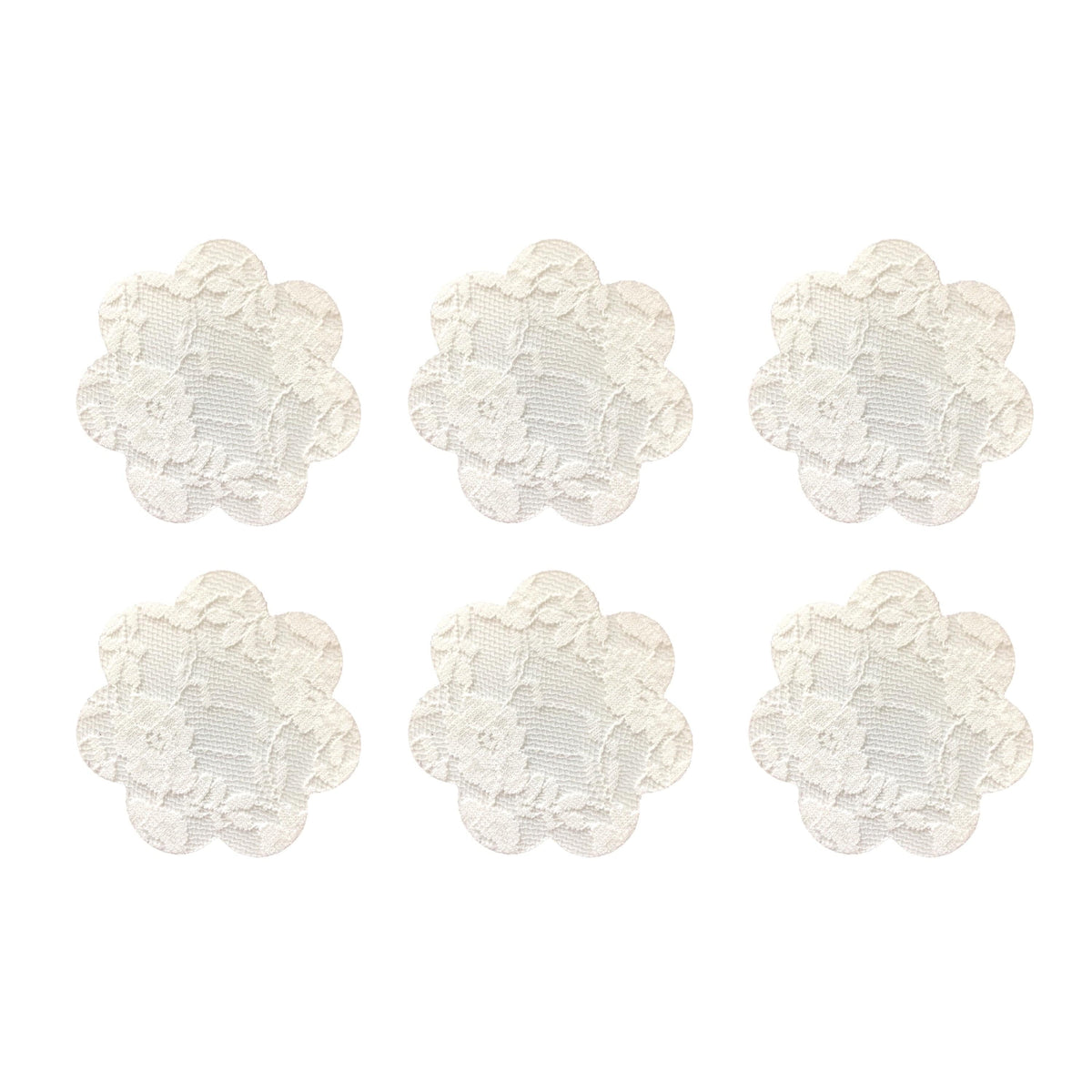 White Lace Back To BAEsics Petal Small Body Stickers 6PK