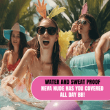 Orange Cotton Candy Blacklight Glitter X Nipple Cover Pasties