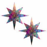 Purple Cosmo Shooting Star Velvet Nipple Cover Pasties