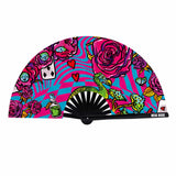Meanie Queenie Blacklight Large Folding Fan