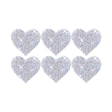 Razzle Dazzle Crystal Jewel Sparkle I Heart U Small Body Stickers 6PK