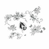 Femme Flor-al Large Temporary Tattoo Pack