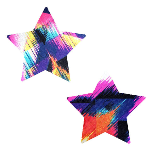 Block Party Blacklight Starry Nights Pasties, Star Pasties - NevaNude