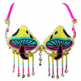 Neon Shroom Carnival Bra