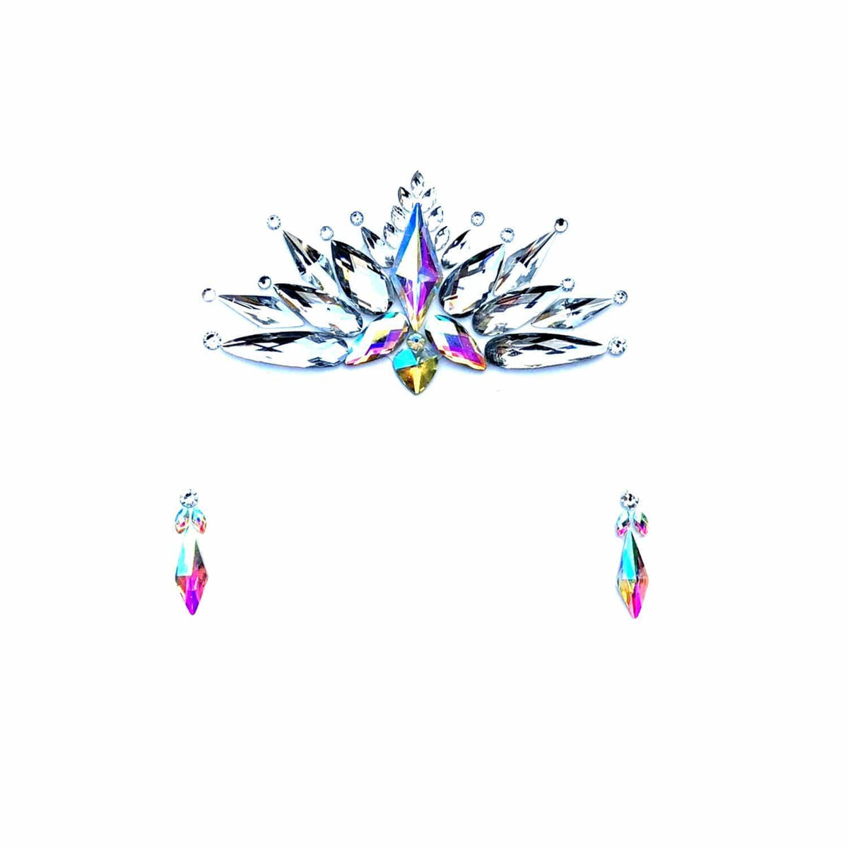 crystal face sticker, Neva Nude