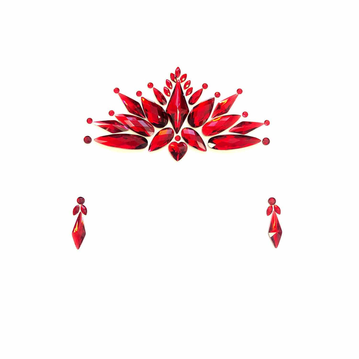 Face jewels red demon, Neva Nude