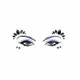 Black face crystal sticker, Neva nude