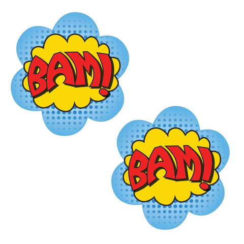 Freaking Awesome BAM! Nipztix Pasties, Freaking Awesome Nipple Pasties - NevaNude