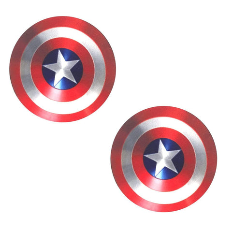 Freaking Awesome Shield Nipztix Pasties, Halloween Nipple Pasties - NevaNude