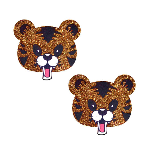Cat tiger nipple rave pasties, Neva Nude