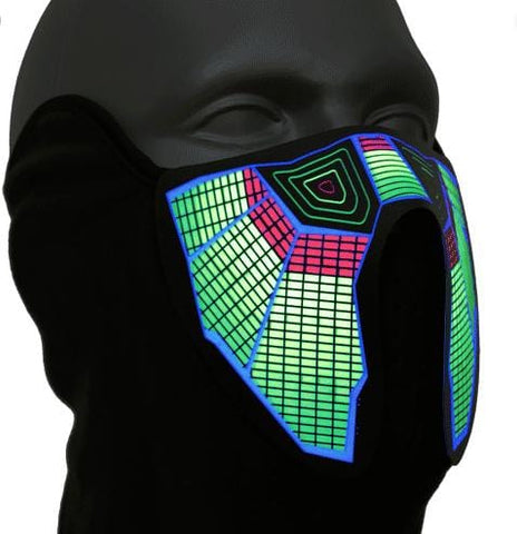 Mugsy Beatz LED Music Activate Face Masks