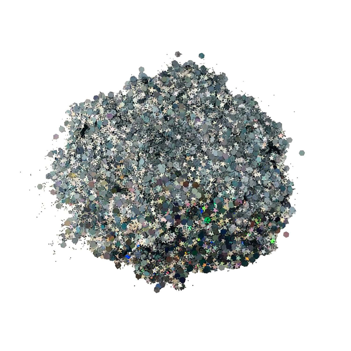 Body hair chunky glitter in aloe, Neva Nude