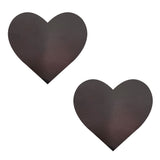 Neon Greeny Temperature Reactive Heart Nipple Cover Pasties