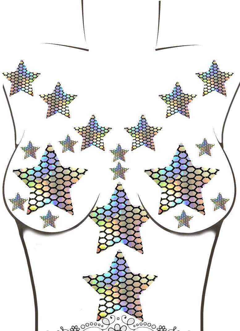 Holographic rave crop top, Neva Nude