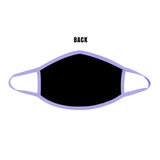 Purple Python Holographic Face Mask
