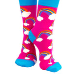Somewhere Over the Rainbow Pink & Blue Cotton Soxi Woxies
