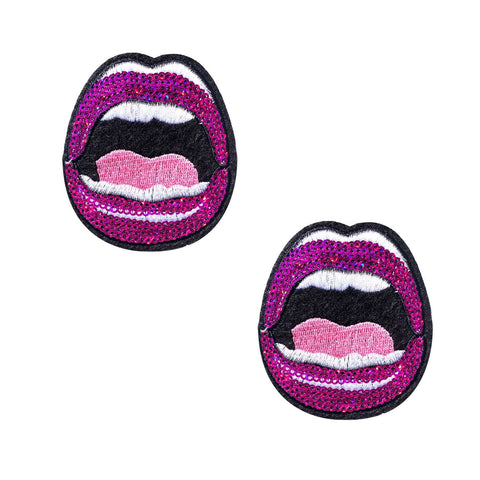 Sexy mouth nipple cover, Neva Nude