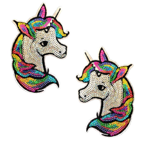 sequin unicorn nipple cover pasties, Neva Nude