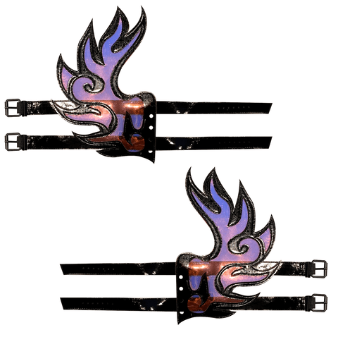 Blazen Iridescent Flame Original Wingz Pair For Calf Or Boot