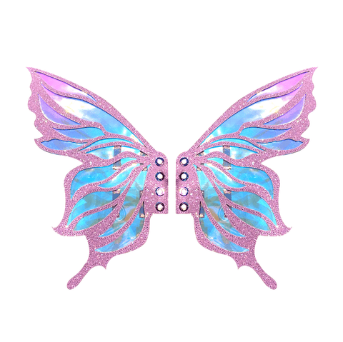 Feyre Lilac Glitter Fairy Original Wingz Pair For Calf Or Boot