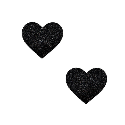 Black Malice Glitter I Heart U Body Stickers 6PK