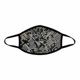 GEO Madness Black Reflective Face Mask