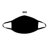 GEO Madness Black Reflective Face Mask