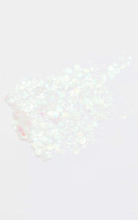 Holographic cosmetic glitter in aloe gel keychains in many bright shades