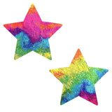 Plur Fur Velvet Multicolor Starry Nights Nipple Cover Pasties