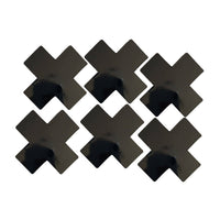 Dom Squad Black Wet Vinyl X Factor Body Stickers 6PK