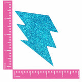 Bowie Blue Glitter Storm Surge Bolt Nipple Cover Pasties