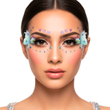 3D Butterfly Fairy Dots Crystal Face Stickers