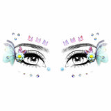 3D Butterfly Fairy Dots Crystal Face Stickers