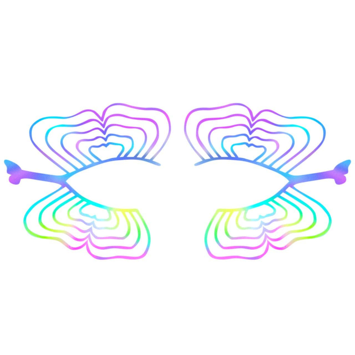 image showing Lumi Butterfly Wings Holographic Face Sticker