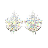 Frozen Iridescent Crystal Jewel Nipple Cover Pasties