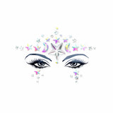 My Moon and Stars Iridescent Crystal Jewel Face Sticker