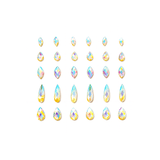 Fire Fly Small Face Gemmies Glow In the Dark Iridescent Single Crystals