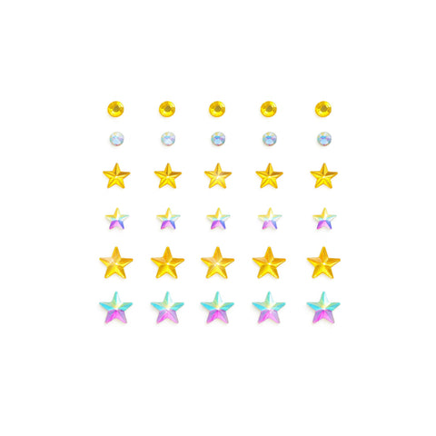 It's Written In the Stars Gold Gemmies Iridescent Single Crystals