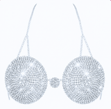 Crystal Ball Rhinestone Embellished Carnival Bra