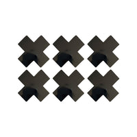 Dom Squad Black Wet Vinyl X Factor Body Stickers 6PK
