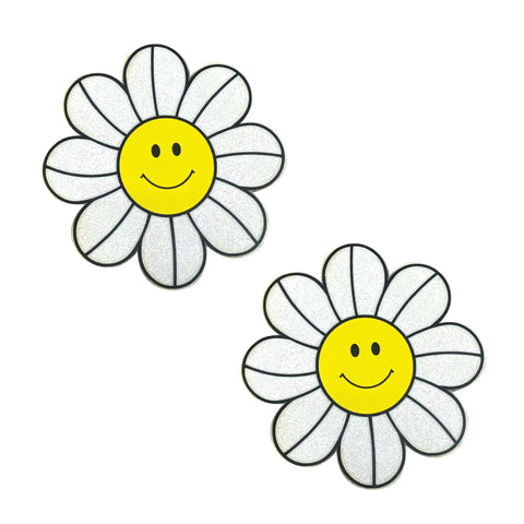 Glitter Groove Daisy Delights Smiley Nipple Cover Pasties