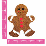 Glitter Gingerbread Man Nipple Cover Pasties