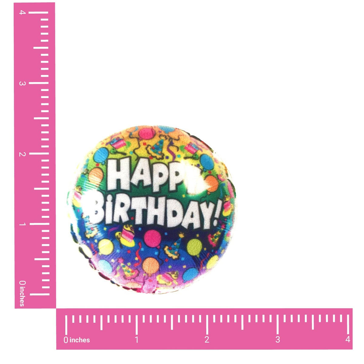 Multicolor Balloon Nipple Pasties shown on their own with a colorful printed design