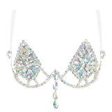Frozen Iridescent Crystal Carnival Bra