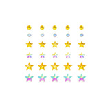 It's Written In the Stars Gold Gemmies Iridescent Single Crystals